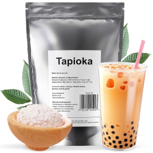 Tapioka - wizualizacja produktu i opakowania