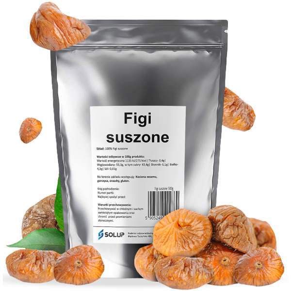 Figi suszone - owoce z opakowaniem